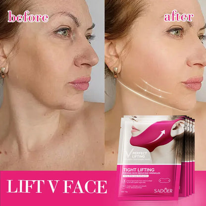 V-Shape Firming Face-Lift Slimming Mask Removal Masseter Muscle Double Chin Face Fat Burning Anti-Aging Beauty Products New