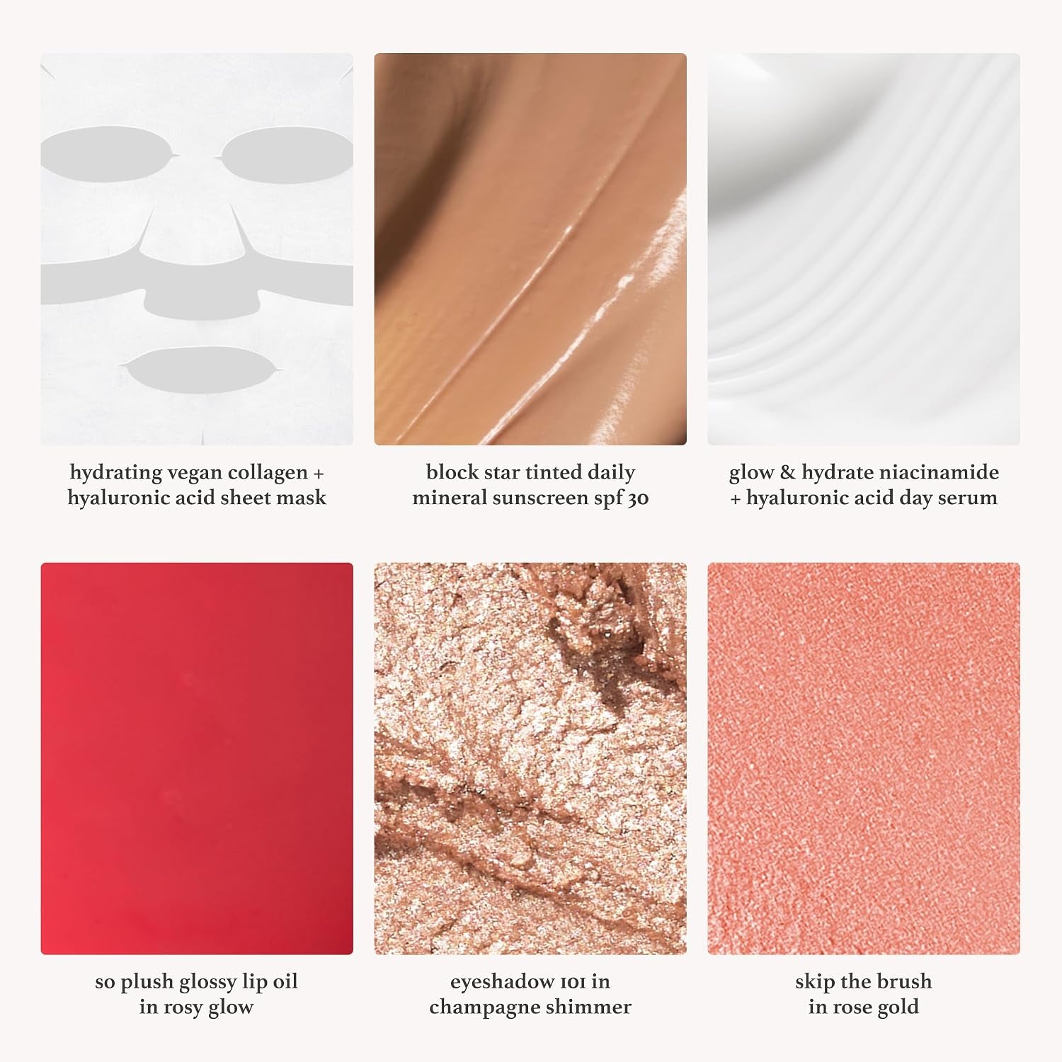 X Julep Makeup Kit - Hydrating Skincare & Makeup Set - Includes Julep Eyeshadow Stick &  Glow Serum Skincare