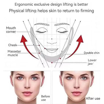 V-Shape Firming Face-Lift Slimming Mask Removal Masseter Muscle Double Chin Face Fat Burning Anti-Aging Beauty Products New