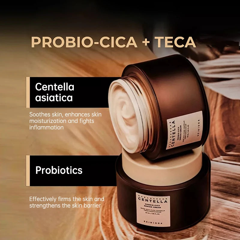 Korean  Madagascar Centella Probio-Cica Enrich Cream Face Moisturizing Whitening Cream Original Skincare Beauty Products
