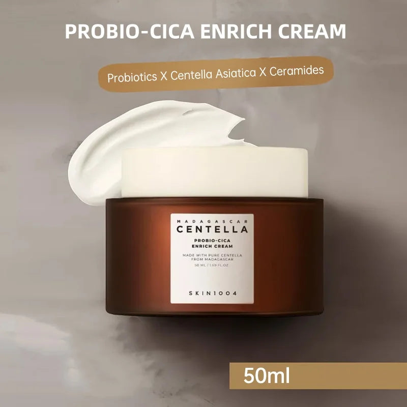 Korean  Madagascar Centella Probio-Cica Enrich Cream Face Moisturizing Whitening Cream Original Skincare Beauty Products